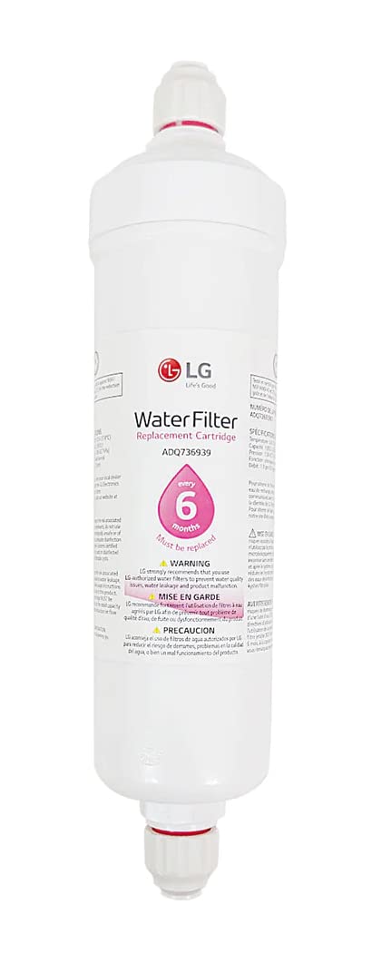LG ADQ73693901 / ADQ736939 Replacement fridge water filter for LG refrigerators