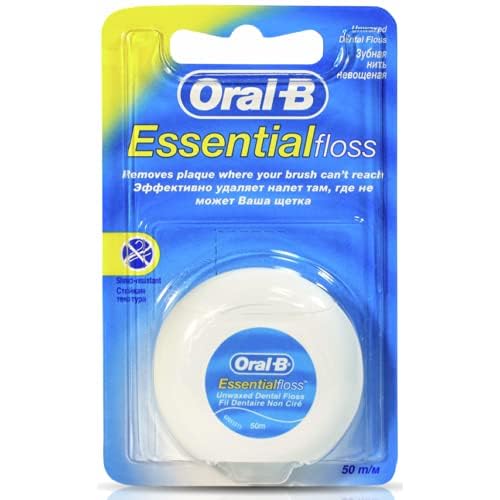 Oral-B Essentialfloss Dental Floss Unwaxed 50 m