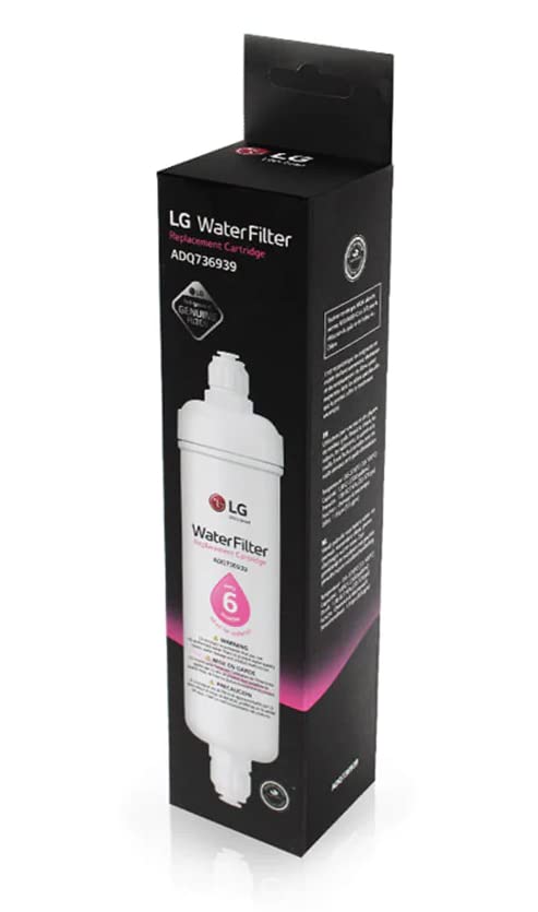 LG ADQ73693901 / ADQ736939 Replacement fridge water filter for LG refrigerators