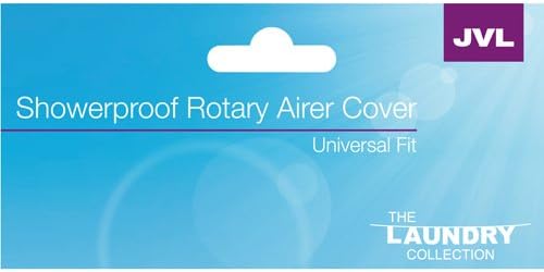 JVL Polyester Showerproof Universal Fit Zipped Rotary Airer Cover