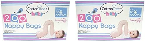 Disposable Nappy Bags, 200 bags - fragranced