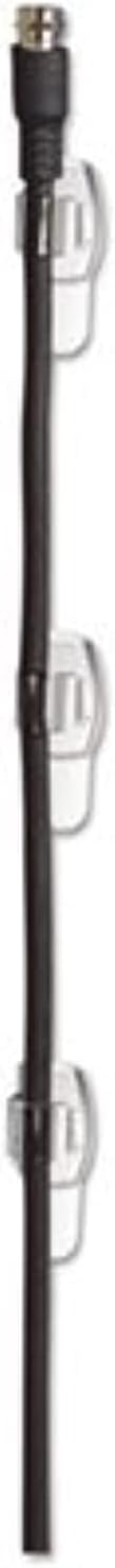 Command 17017CLR Round Cord Clip, Plastic, Clear