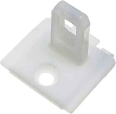 Paxanpax PLD1860 White Plastic Door Catch Compatible for Hoover Candy, CC, GOC, GODC, GODV, COV