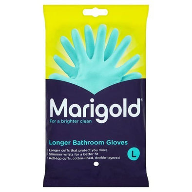 Marigold Longer Bathroom Gloves - Single Pair