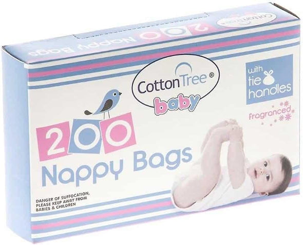 Disposable Nappy Bags, 200 bags - fragranced