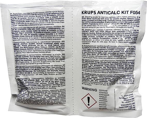 Krups F054 Descaling Powder 2 x 40.0 g Sachets