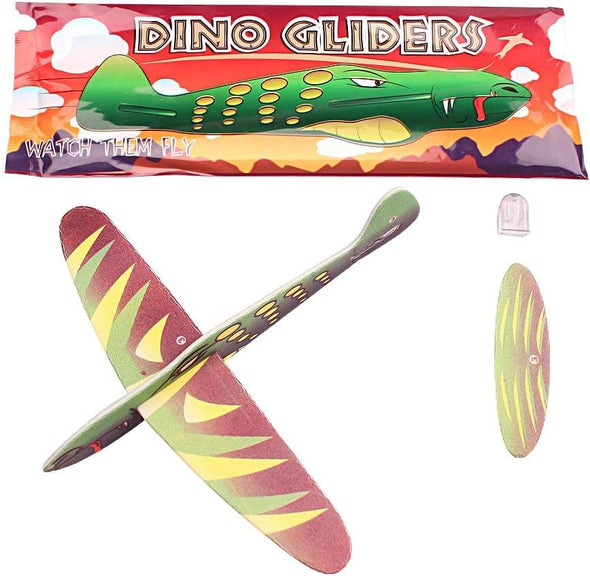 Henbrandt 12x Dinosaur Gliders (4 Assorted Designs)