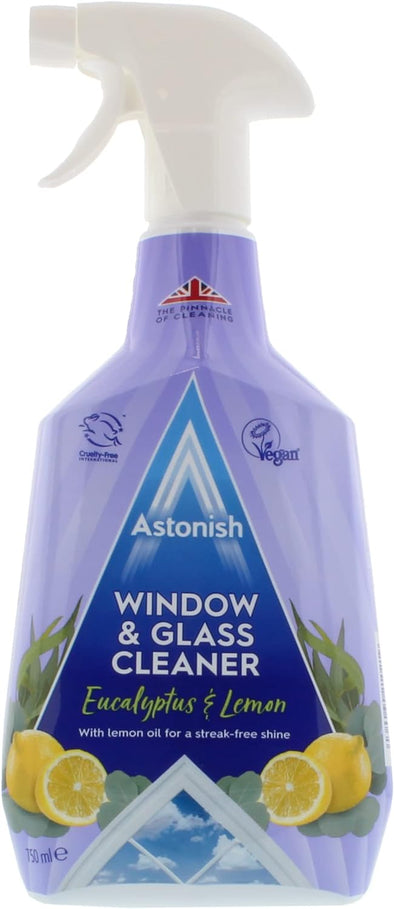 Astonish Window Cleaner with Vinegar 750ml Spray