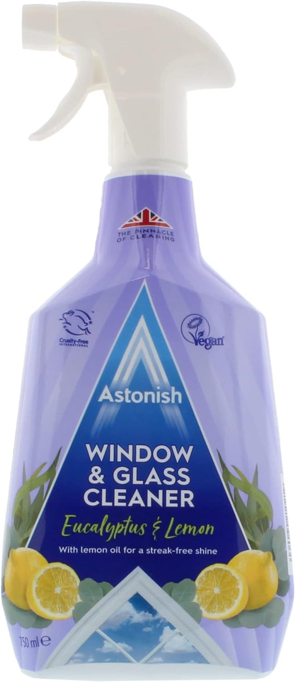 Astonish Window Cleaner with Vinegar 750ml Spray