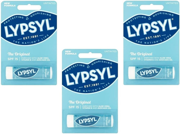 Lypsyl Lip balm Moisturiser Stick Original 4.2g SPF15