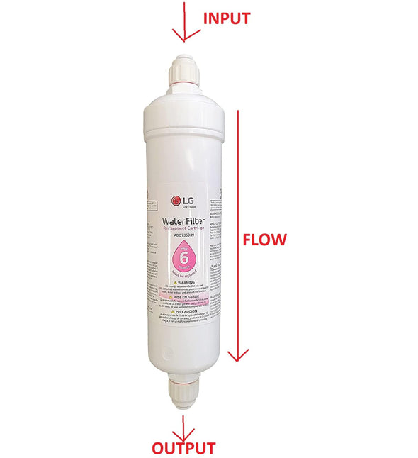 LG ADQ73693901 / ADQ736939 Replacement fridge water filter for LG refrigerators