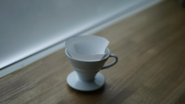 Hario V60 Coffee Filter Papers 40 Sheets, White, Size 3-40pcs