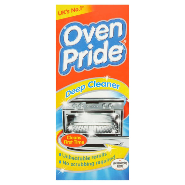 OVEN PRIDE 2 X Complete Oven Cleaning Kit 500ml Includes Bag for Cleaning Oven Racks
