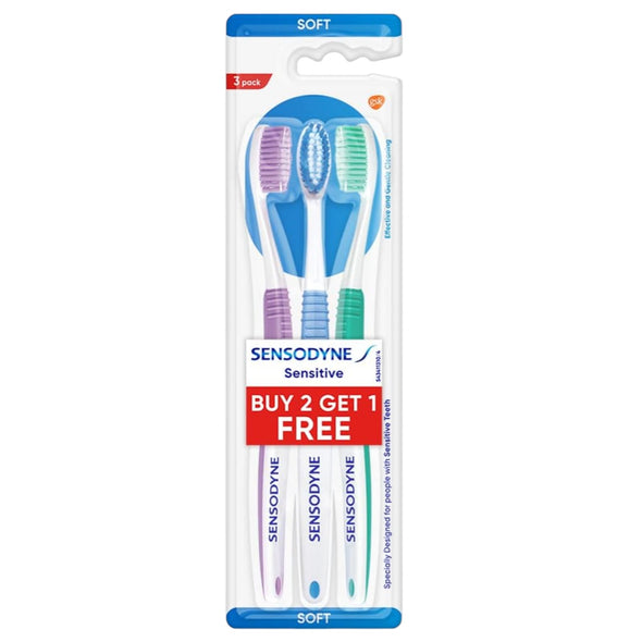 Sensodyne Sensitive Toothbrush (2+1 Pack)