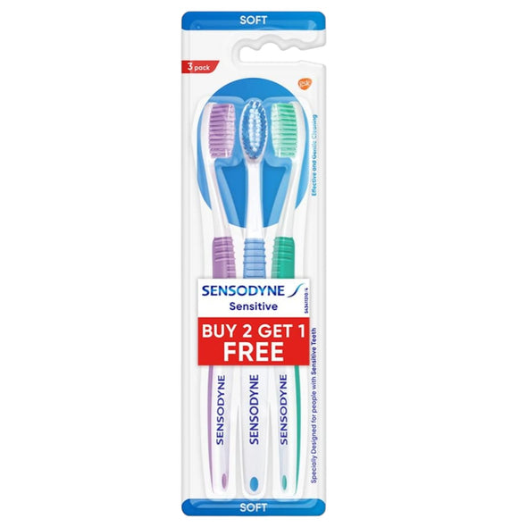 Sensodyne Sensitive Toothbrush (2+1 Pack)