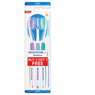Sensodyne Sensitive Toothbrush (2+1 Pack)