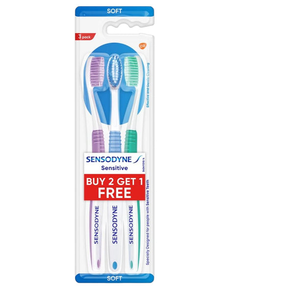 Sensodyne Sensitive Toothbrush (2+1 Pack)