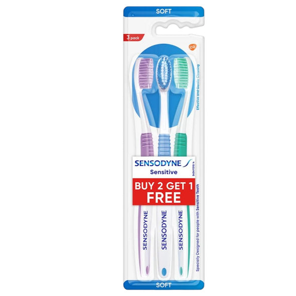 Sensodyne Sensitive Toothbrush (2+1 Pack)