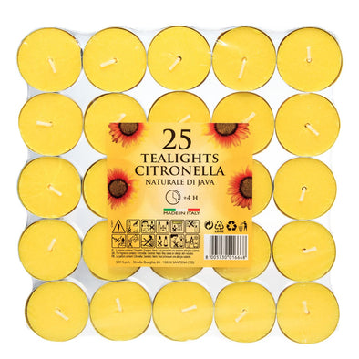 Price's Candles Citronella Scented Tealights | Protects from Unwanted Flies & Insects |