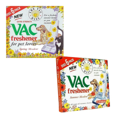 Quailitas Vacuum Cleaner Freshener [Pack of 2/12 Disc] - Meadow Hoover Disc for Pet Lovers