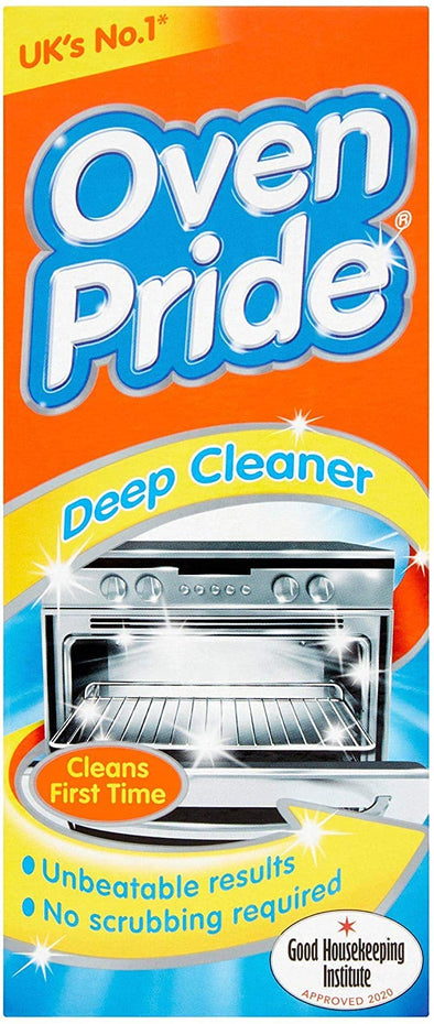 OVEN PRIDE 2 X Complete Oven Cleaning Kit 500ml Includes Bag for Cleaning Oven Racks