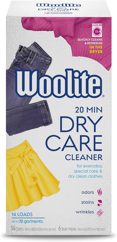 Woolite at Home Dry Cleaner, Fresh Scent, 14 Cloths