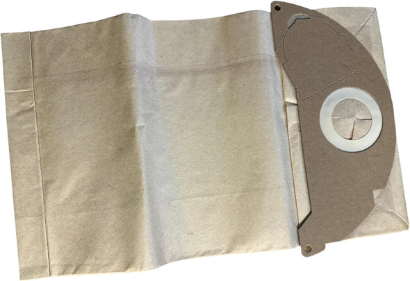 Quailitas Brown Paper Filter Bags [Pack of 5] - Versatile Application, Double Layer Dust Bag for Vacuum Cleaner