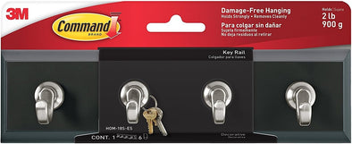 Command HOM-18S-ES Key Rail Slate with 1 Rail/4 Strips