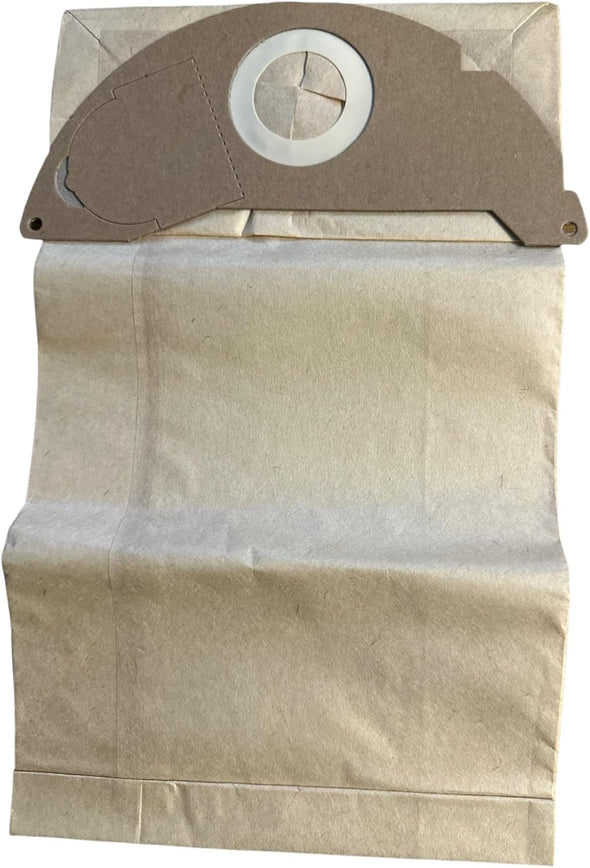 Quailitas Brown Paper Filter Bags [Pack of 5] - Versatile Application, Double Layer Dust Bag for Vacuum Cleaner