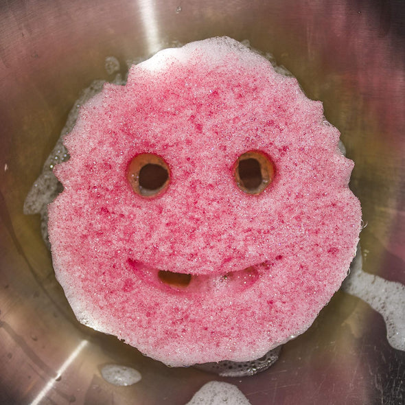 Scrub Mommy Dual Sided Cleaning Sponge 3 Pack - Firm Scrubber and Gentle Sponge in one - Scrub Daddy Texture Changing Scourer - Non Scratch Sponge Perfect for Home, Kitchen, Garage and car Detailing