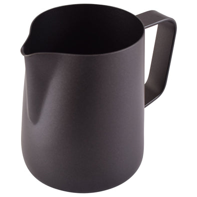 0.35 LITRE TEFLON FOAMING JUG - BLACK