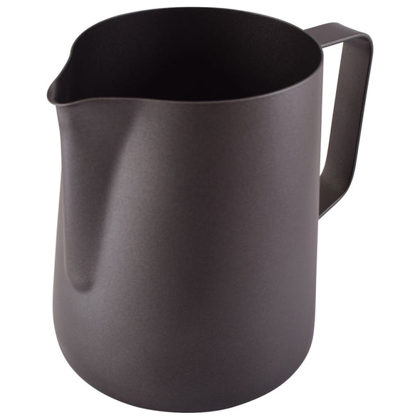 1 LITRE TEFLON FOAMING JUG - BLACK