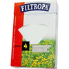 2 BOXES of Filtropa Size 4 Filter Papers, Pack of 100, White - Quailitas Limited