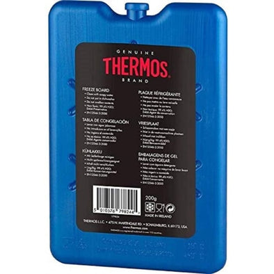 2 x Thermos Freeze Board Ice Pack Small Ice Block Flat Travel Ice Box Pack 200g - Quailitas Limited