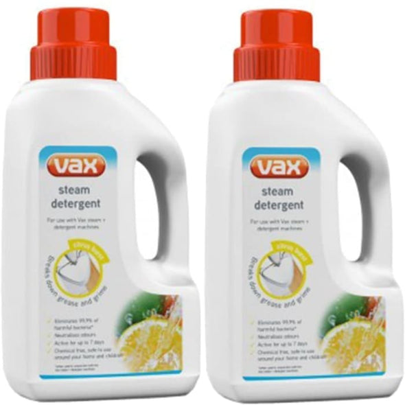 2 x Vax Steam Detergent 500ml 1-9-131627-00 (Genuine) - Quailitas Limited