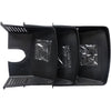 3 x Strata Drain Tidy / Covers in Black - Blocks Leaves And Garden Debris From Clogging Drain - Quailitas Limited