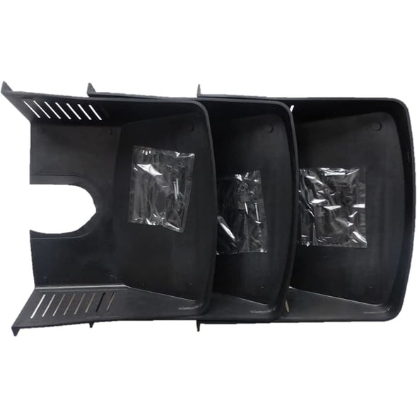 3 x Strata Drain Tidy / Covers in Black - Blocks Leaves And Garden Debris From Clogging Drain - Quailitas Limited