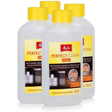 4 x Melitta 202034 perfect clean espresso machines Milk System cleaner 250 ml - Quailitas Limited