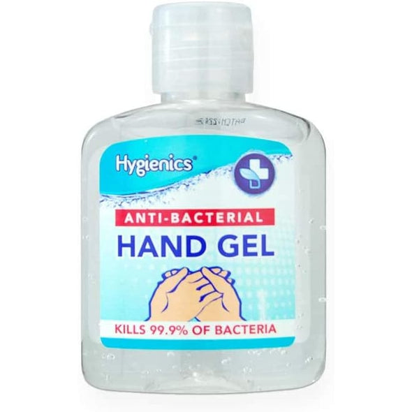 48 Pack Hygienics POCKET SIZED Anti-bacterial Hand Gel 50ml | Made in the UK - Quailitas Limited