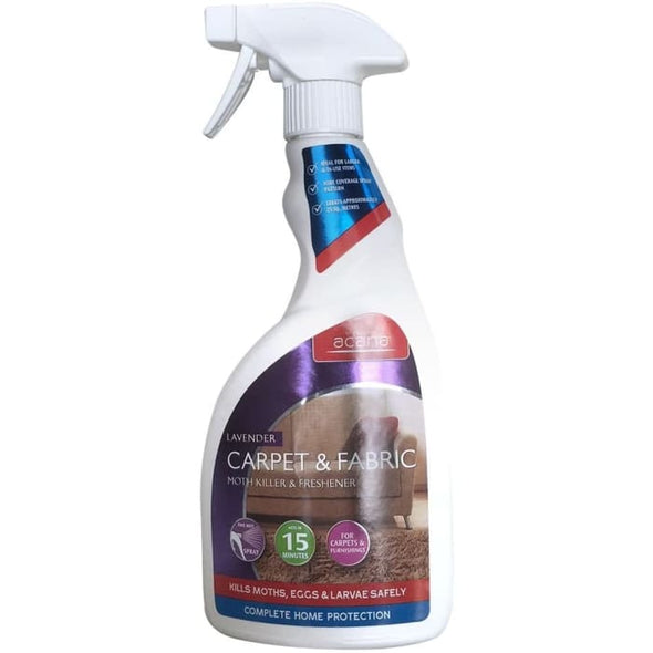 Acana Carpet and Fabric Moth Killer with Lavender Freshener Spray - Quailitas Limited