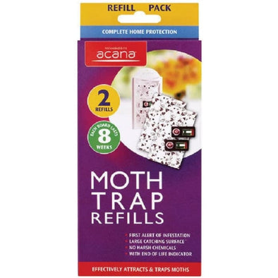 Acana Moth Monitoring Trap Station Pack of 2 Refills (lasts 8 weeks) - Quailitas Limited