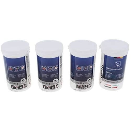 Bosch 311611 Genuine Original Washing Machine Cleaner, 200 G, Pack of 4 - Quailitas Limited