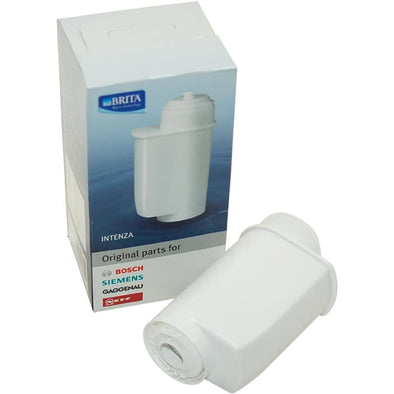 Bosch Brita Intenza Coffee Maker Water Filter. Part number 467873 for Bosch Coffee Espresso Machines Bosch TCA7 - Bosch TCC78 TK7 - Bosch TE50 - TE70 TES70 - T76K572GB - TK76009GB EQ5 -EQ7 EQ