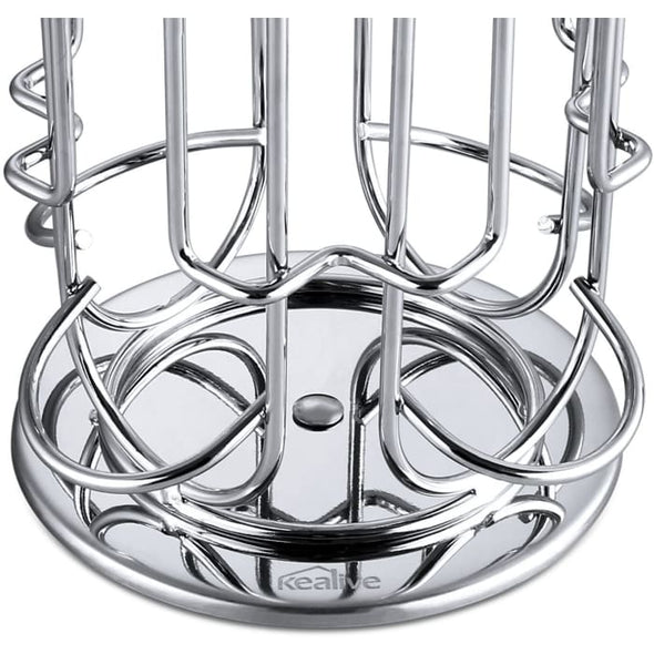 Coffee Pod Holder,Kealive Coffee Holder, Dolce Gusto 24 Coffee Pod 360° Rotating Holder Rack, Capsule Stand, 32.5 X 12.0X 12.0 CM - Quailitas Limited