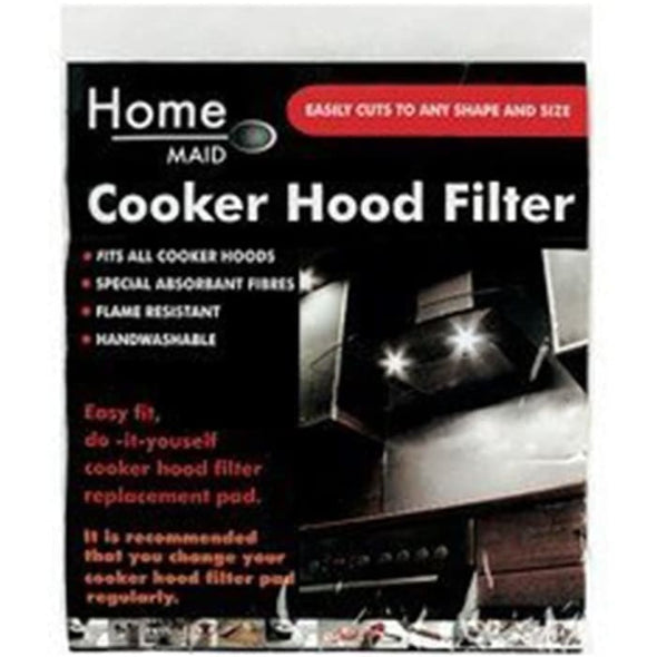 Cooker hood Filter, Cut to size, fits most types, Special Absortant Fibres - Quailitas Limited