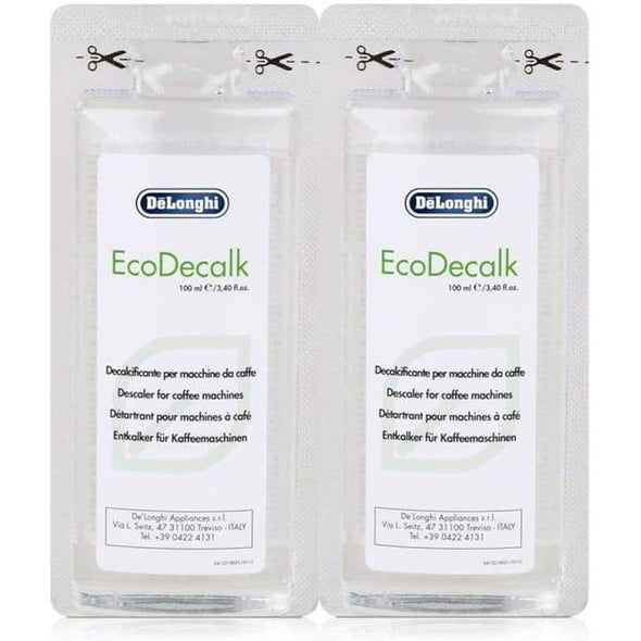 Delonghi EcoDecalk 2 x 100ml Descaler (Pack of 1) - Quailitas Limited
