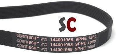 CONTITECH 144001958 9PHE 1860 Replacement Tumble Dryer Multi V DRIVE BELT