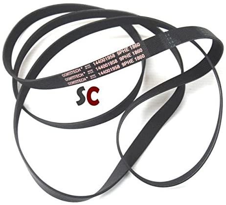 CONTITECH 144001958 9PHE 1860 Replacement Tumble Dryer Multi V DRIVE BELT
