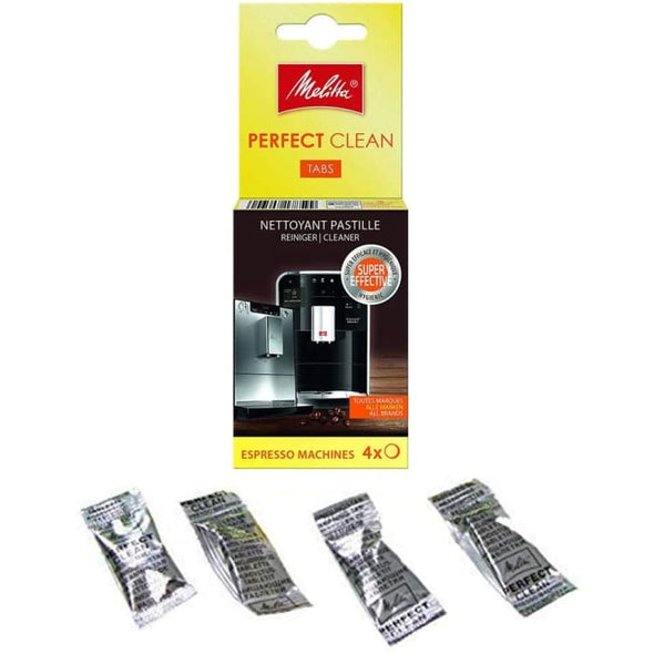 Melitta Perfect Clean Cleaning Tablets, Automatic Coffee, Capsule, and Pod Machines, 4 x 1.8 g - Quailitas Limited
