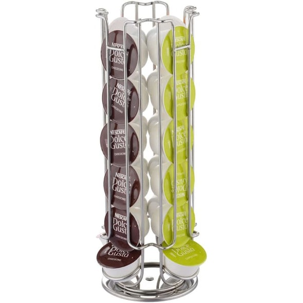 Osail Rotating Coffee stand rack--Brand new Revolving 24 Capsule Coffee Pod Holder Tower Stand Rack for Dolce Gusto UK Delivery - Quailitas Limited